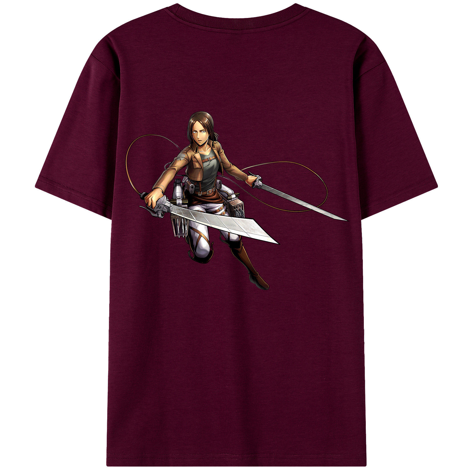 （画像用） 進撃の巨人 Attack on Titan レディース半袖Tシャツ(バックプリント)